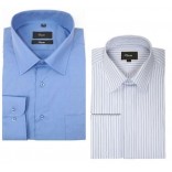 Formal Shirts Combo (plain + Striped)